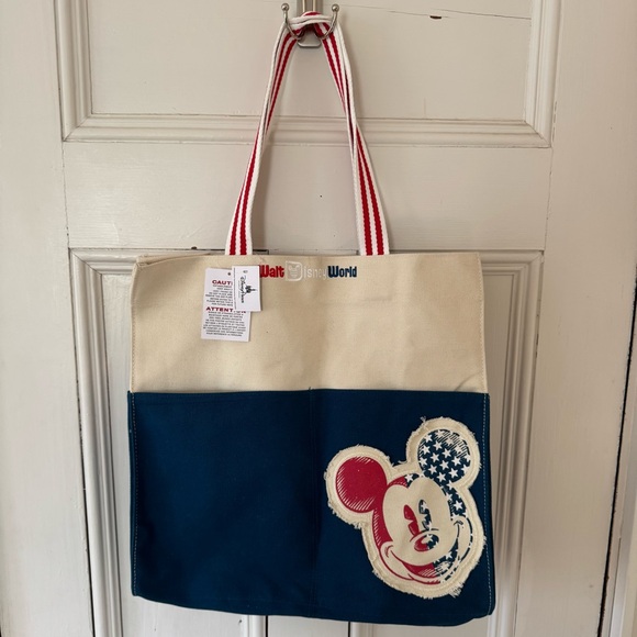 Disney Handbags - Disney Parks Walt Disney Mickey Americana Tote Bag
